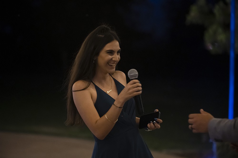Nashville wedding photographer capturing candid moments at the wedding reception in Nashville, TN.
