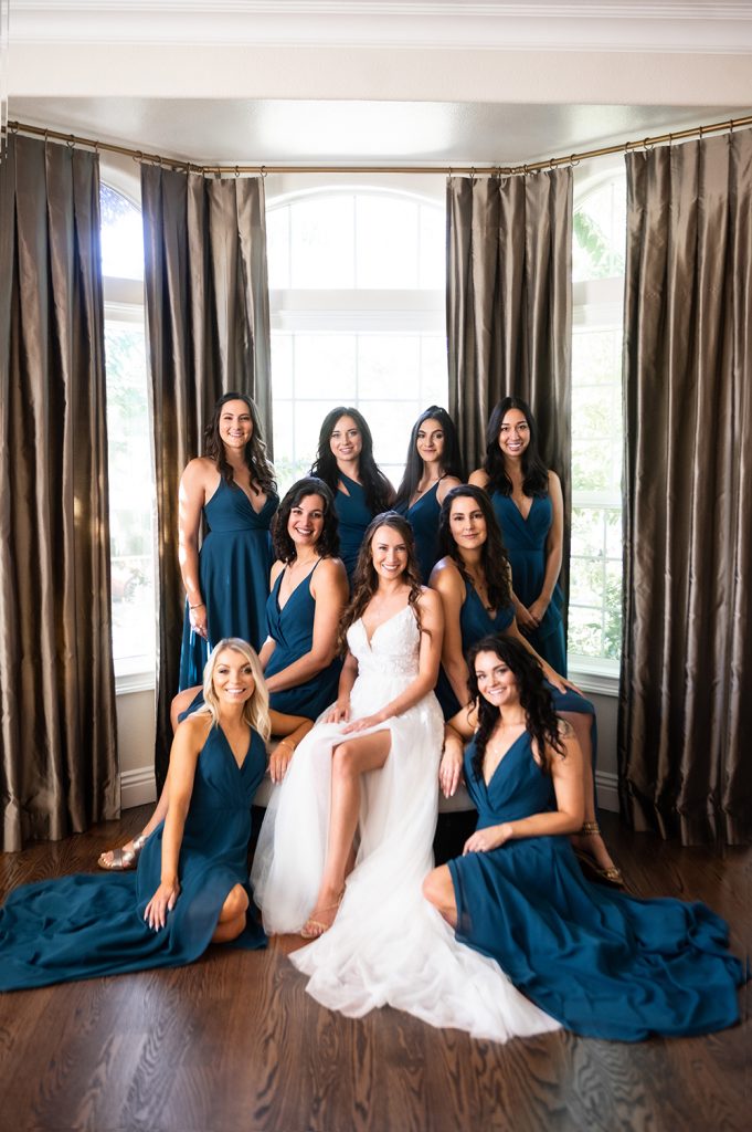 Nashville wedding photographer capturing a romantic portrait of the bride and groom in Nashville, TN.Nashville wedding photographer capturing the bride getting ready on her wedding day in Nashville, TN.