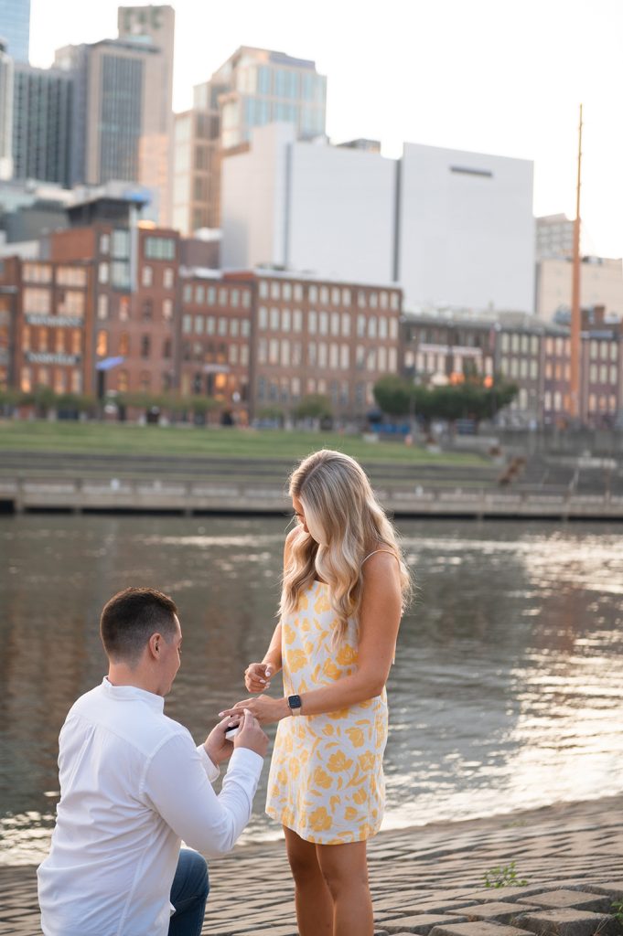 Surprise proposal. Cumberland.