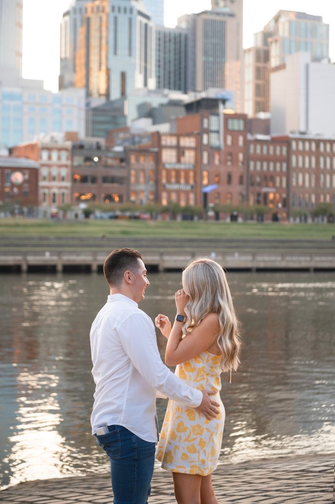 Surprise proposal. Cumberland.