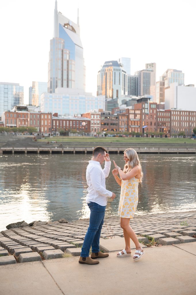 Surprise proposal. Cumberland.