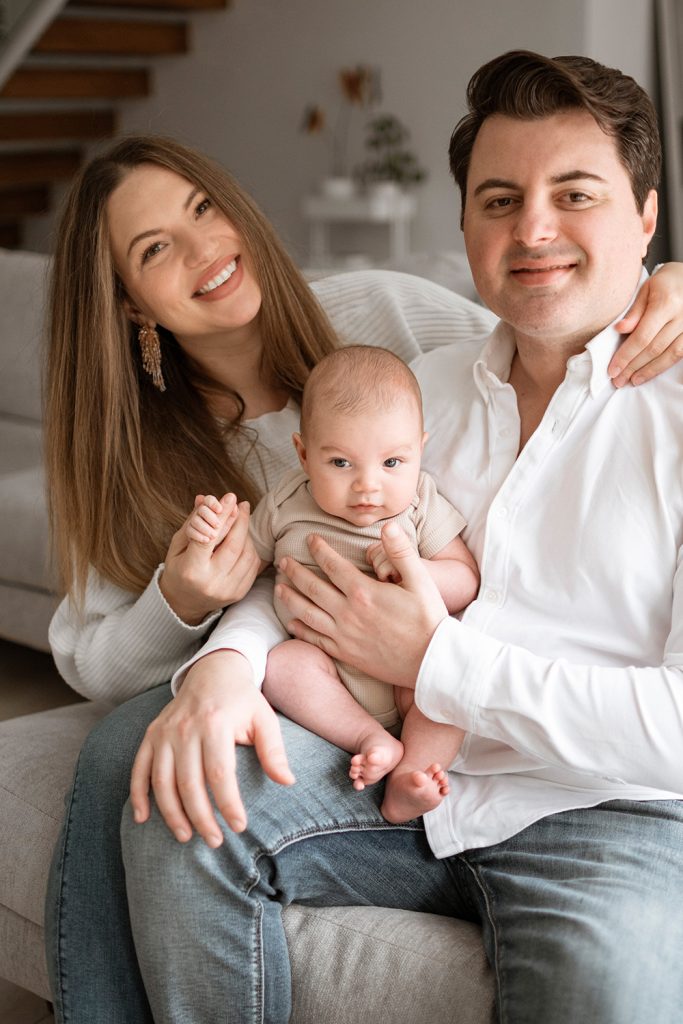 Dante's Family. Newborn life style session.