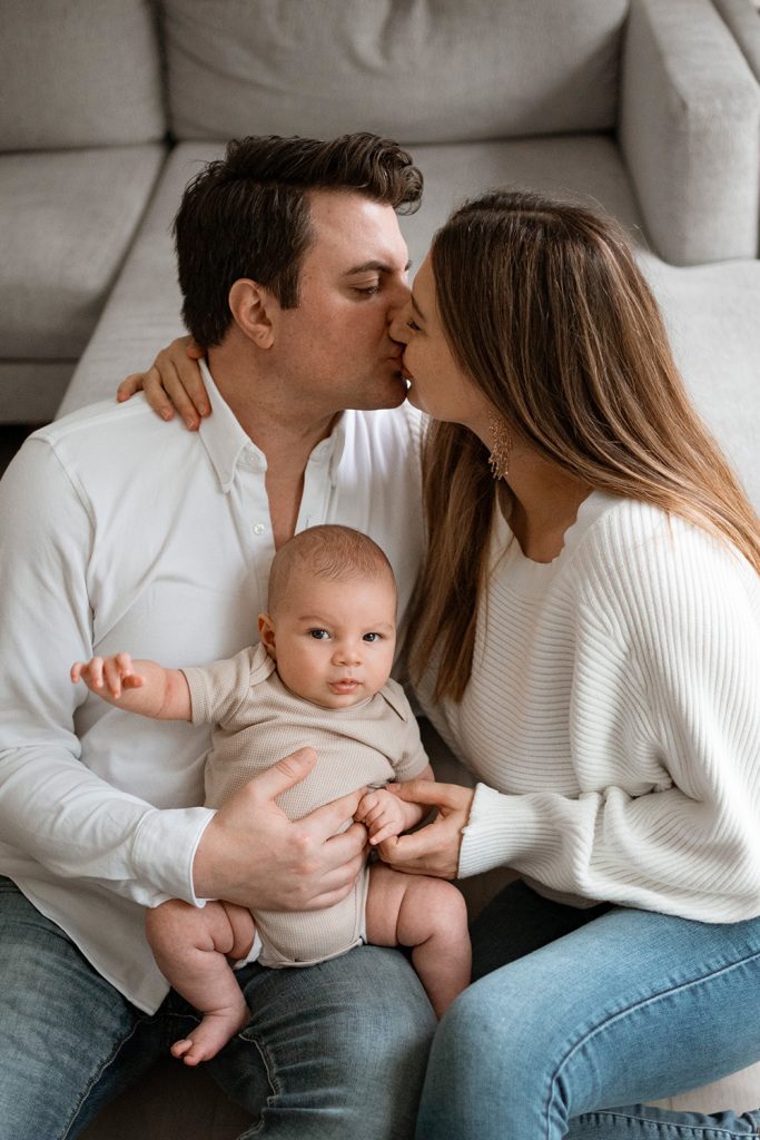 Dante's Family. Newborn life style session.