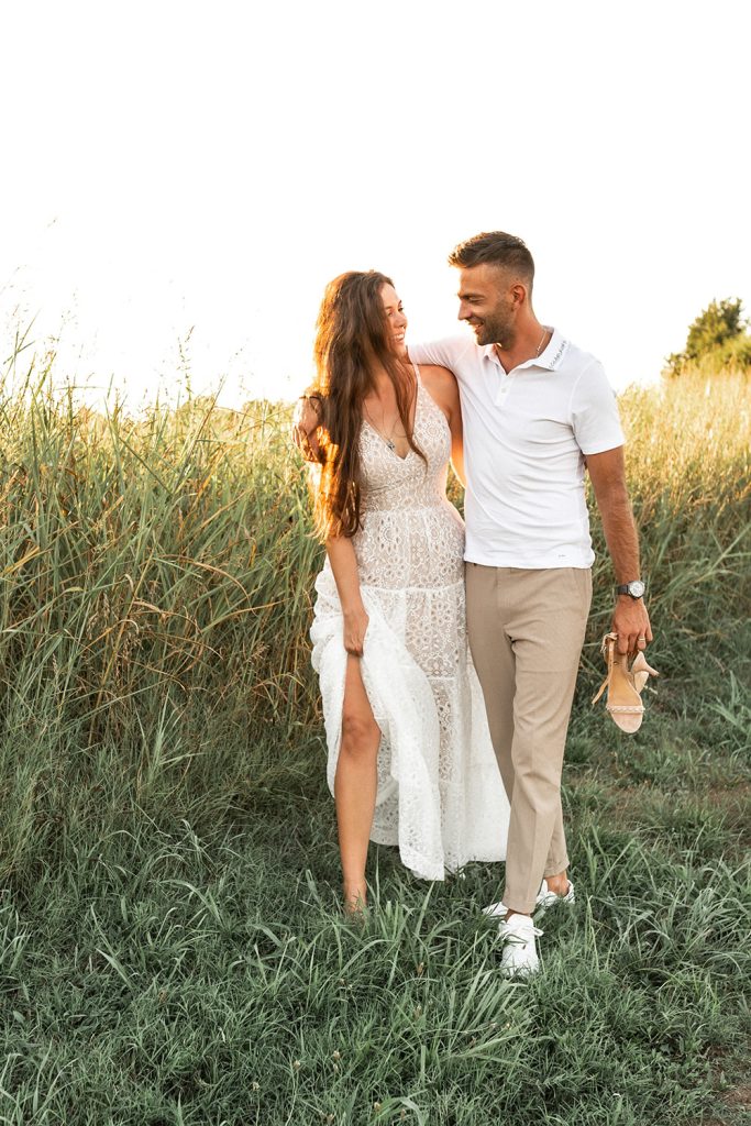 Engagement session in Franklin, TN. Mila and Milosh.