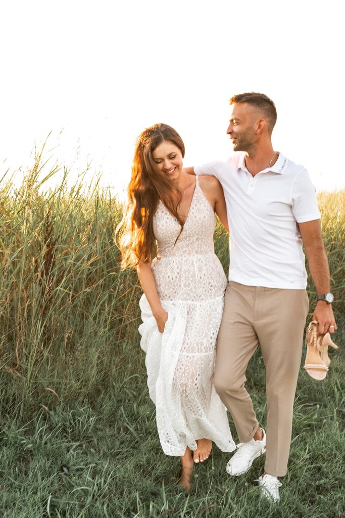 Engagement session in Franklin, TN. Mila and Milosh.