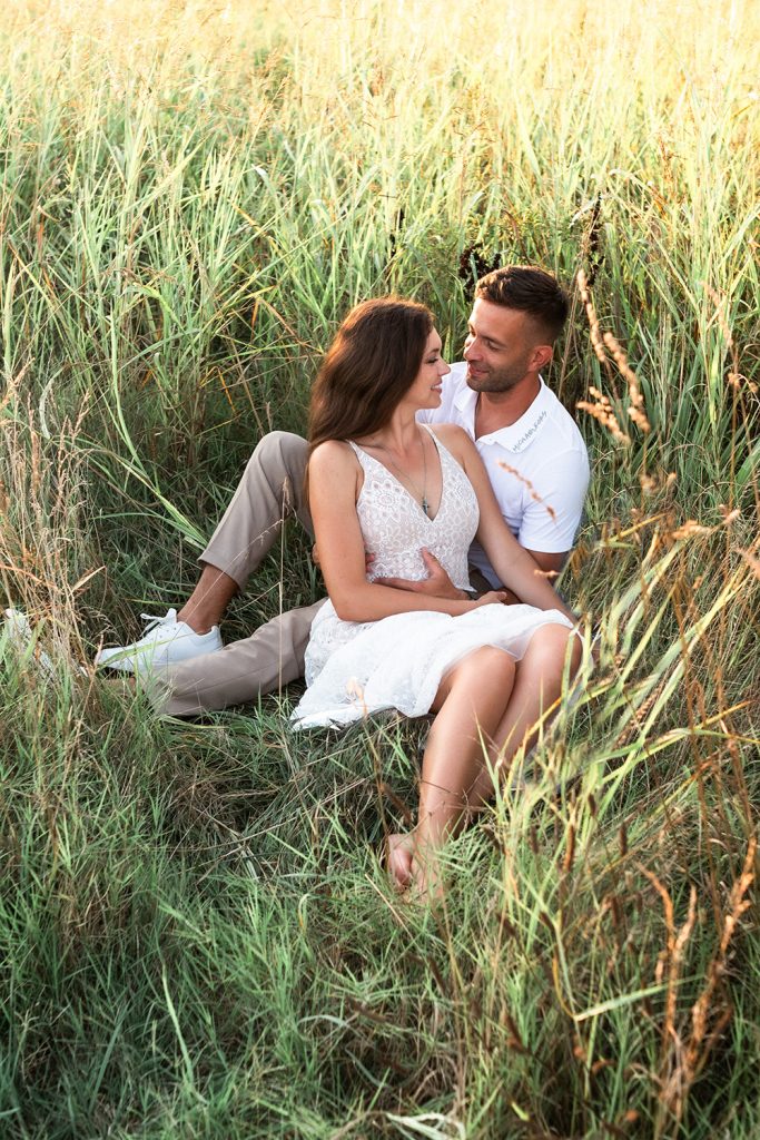 Engagement session in Franklin, TN. Mila and Milosh.