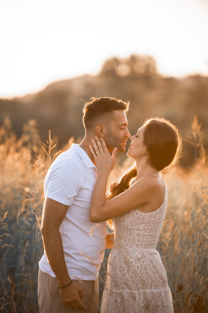 Engagement session in Franklin, TN. Mila and Milosh.