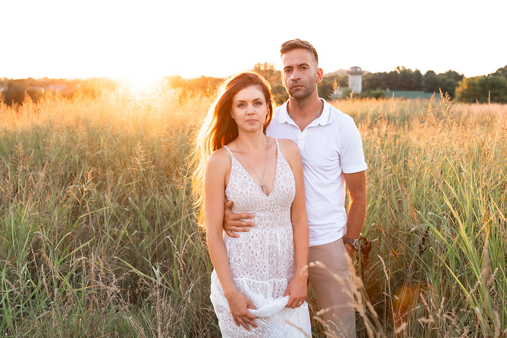 Engagement session in Franklin, TN. Mila and Milosh.