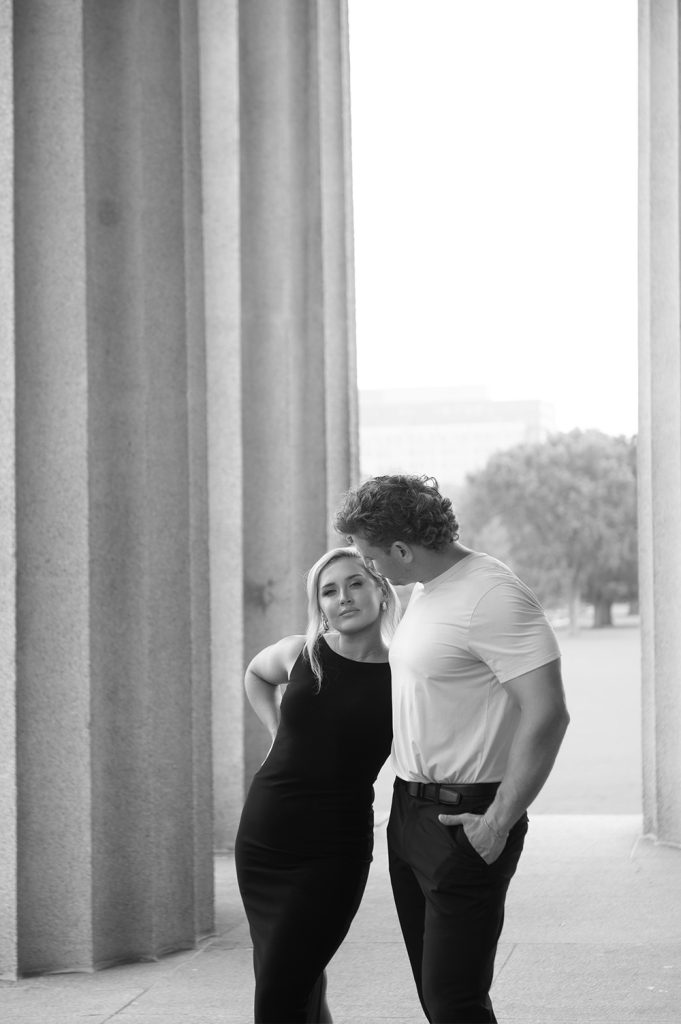 Downtown Nashville engagement session, engagement session in Nashville, luxury Nashville  photographer, elegant engagement photos in Nashville, Top engagement photographer in Nashville, best engagement location in Nashville, Nashville outdoor engagement session, Best storytelling  in Nashville, Nashville Parthenon Engagement session, Parthenon museum in Nashville