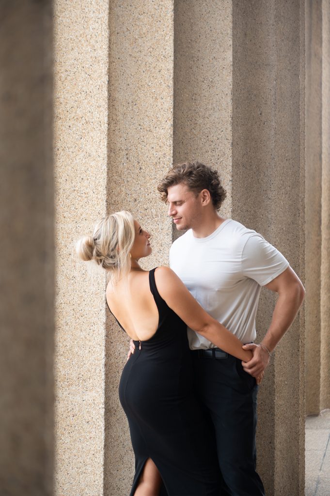 Downtown Nashville engagement session, engagement session in Nashville, luxury Nashville  photographer, elegant engagement photos in Nashville, Top engagement photographer in Nashville, best engagement location in Nashville, Nashville outdoor engagement session, Best storytelling  in Nashville, Nashville Parthenon Engagement session, Parthenon museum in Nashville