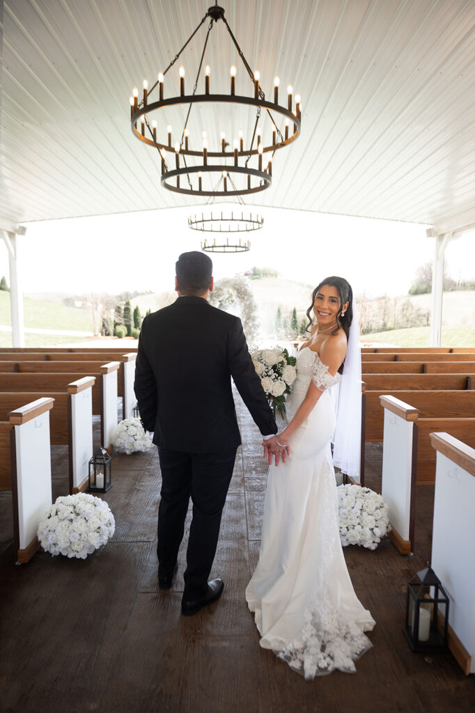 Sweet Micro Wedding at The White Dove Barn | Nashville Wedding Photographer.