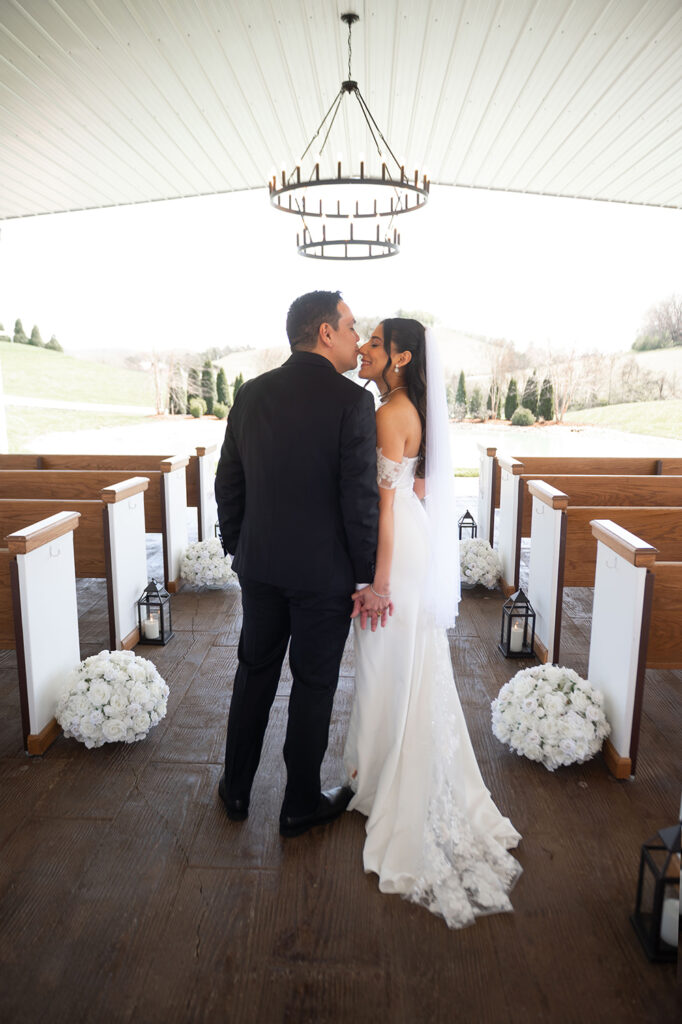 Sweet Micro Wedding at The White Dove Barn | Nashville Wedding Photographer.
